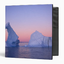 Greenland, Iceberg at sunset. Binders