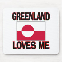 Greenland Loves Me mousepads