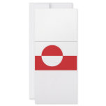 Greenland Territory Flag Custom Rack Cards