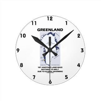 Greenland Yet Another Land Mass Destined To Melt Clock
