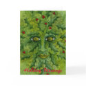 Greenman Holly Card