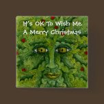 Greenman Holly It's Ok Button buttons