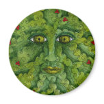 Greenman Holly Magnet