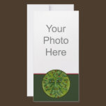 Greenman Holly Photo Card photo cards