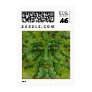 Greenman Holly Postage Stamp