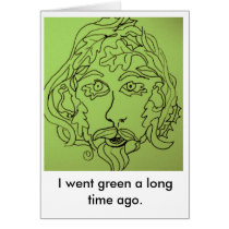 Greenman I went Green a Long Time Ago Cards