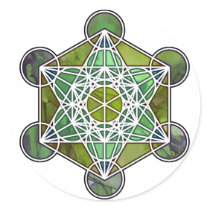 GreenMetatronCube stickers