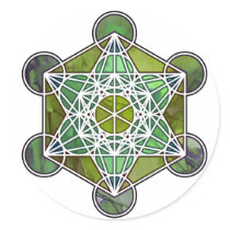 GreenMetatronCube stickers