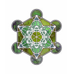 GreenMetatronCube t-shirts