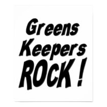Greens Keepers Rock! Poster Print by TShirtDotCom Greens Keepers Rock! Poster Print