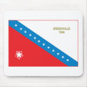 Greenville Flag Mousepad by FlagTshirts Greenville Flag Mousepad