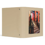 Greenwich Village Brownstone with Red Door Vinyl Binders