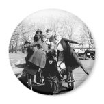 Greenwich Village Glamour Girls Vintage Photo Refrigerator Magnets