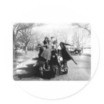 Greenwich Village Glamour Girls Vintage Photo Stickers