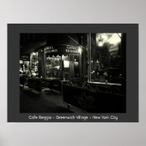 Greenwich Village - New York City - Cafe Reggio Print