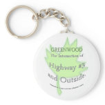 Greenwood Maple Leaf Keychain