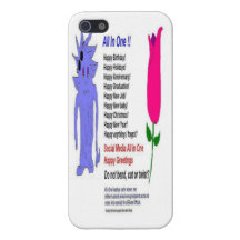 Greeting All In One Covers For iPhone 5
