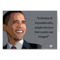 Greeting Card Barack Obama by valli17 Greeting Card Barack Obama
