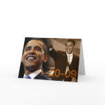Greeting Card Barack Obama  1-20-09