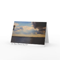 Greeting Card ~ Beautiful Lake & Clouds Painting cards