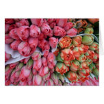 GREETING CARD Beautiful Tulips in France cards