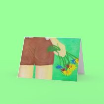 Greeting Card (Blank) by Ametisti Greeting Card (Blank)