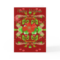 Greeting Card blank "Happy Holidays" by dizzypixels Greeting Card blank "Happy Holidays"