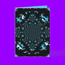 Greeting Card - Blue Fantasy 2