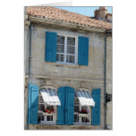 GREETING CARD - Blue Shutters cards