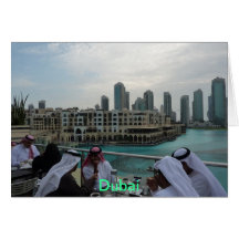 GREETING CARD - Coffee time in Dubai