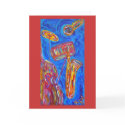 Greeting Card - Cool Blue Jazz