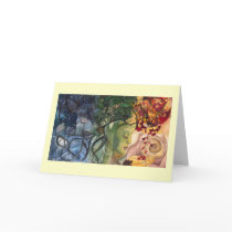 Greeting Card: "Deer Woman"