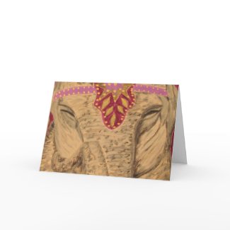 Greeting Card, Elephant card