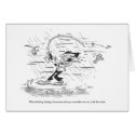 Greeting Card - Fishing Cartoon - Hurricane
