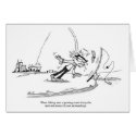 Greeting Card - Fishing Cartoon - Sporting