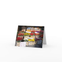 Greeting card flower stall, Bavaria,  Germany