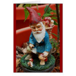 greeting card - garden gnome