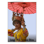GREETING CARD - Girl in Traditional Dress cards