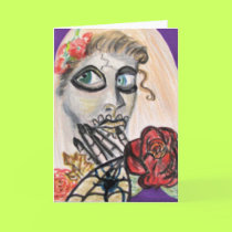 Greeting Card - Gothic Art - Beloved