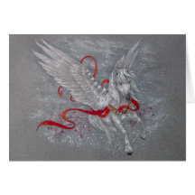 Greeting Card - Holiday Pegasus