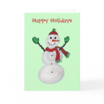 Greeting Card- Holiday Snowman