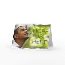 Greeting Card Hope Is Here
