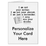 Greeting Card - I'M A BARTENDER