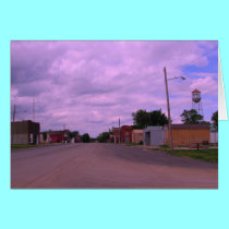 Greeting Card: Kansas Avenue, Looking North cards