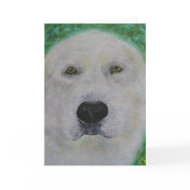 Greeting Card - Labrador Retriever Dog Art card