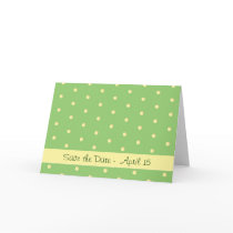 Greeting Card: Lemon Lime Dots