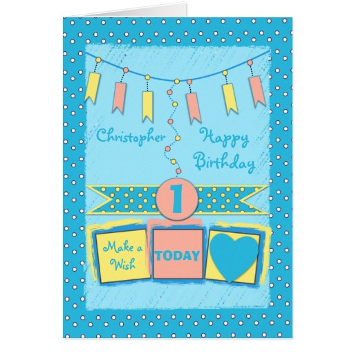 Greeting Card little boy birthday Zazzle