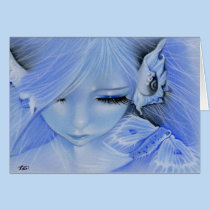 Greeting Card mermaid fish creature cards