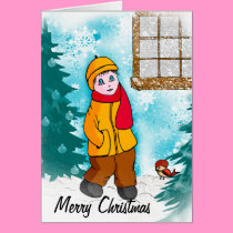Greeting card "Merry Christmas" cards