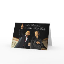 Greeting Card Mr. President & The First Lady by saywhatwear Greeting Card Mr. President & The First Lady